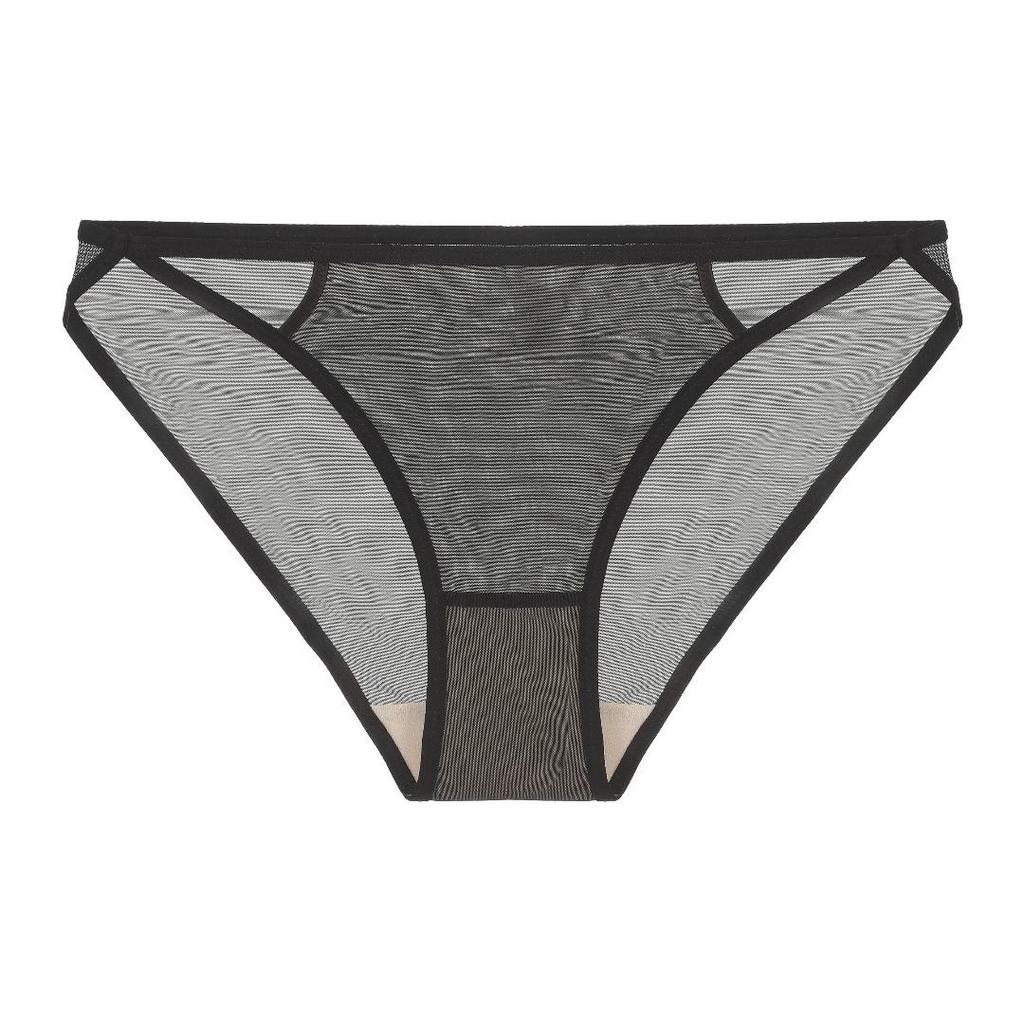 French Smooth Cross Back Push-Up Lingerie Bra - Underwire, Anti-Sagging, Thin Cotton Cup