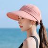 1PC Detachable Dual Purpose Sun Hat Summer Wide Brim UV Protection Empty Top Cap for Women Outdoor Sunscreen Beach Fisherman Hat