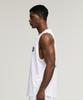 Leijibi Muscle Mesh Jersey Oversized M Sleeveless Tank Top White