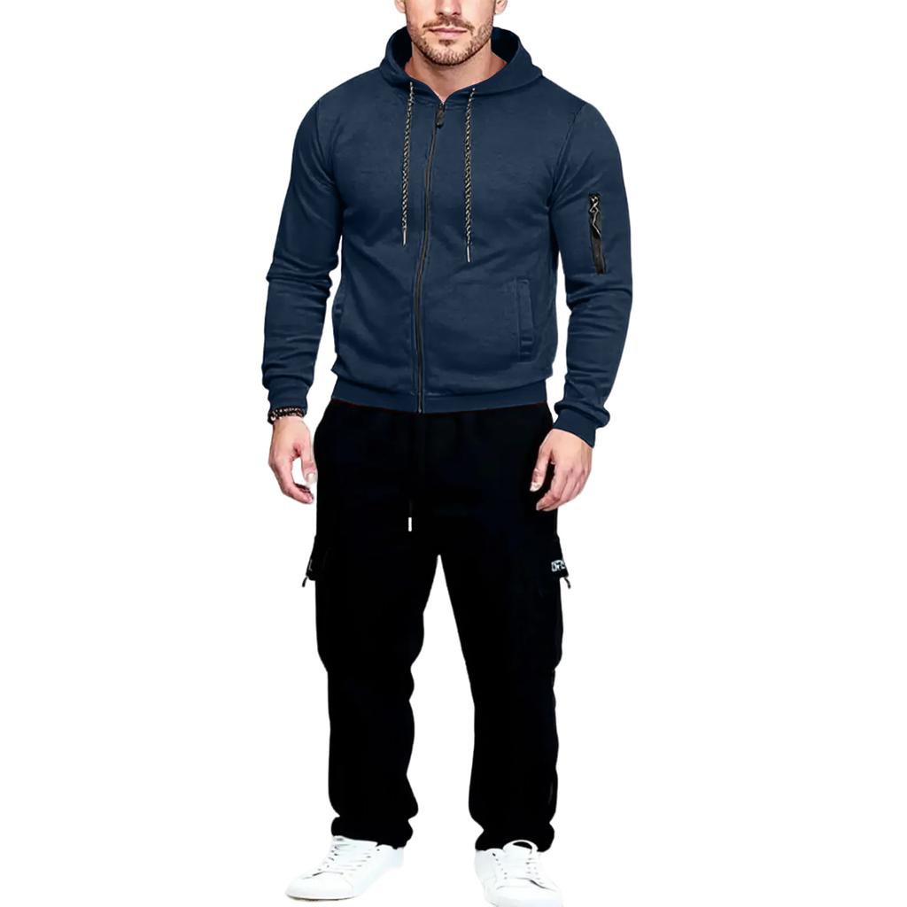 Solid Color Sports Suit, And Casual For Men