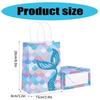 Pack of 10 Beauty Fish Theme Paper Bags with Scale Pattern Candy Storage Bags Suitable for Gifts and Party Favors