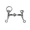 Alloy Horse Bit Charm Keychain Metal Ring Pendant Bag Decoration  Backpack Accessory For Men And Women
