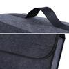 Foldable Felt Car Trunk Storage Box Dark Gray Car Organizer Stowing Tidying Box