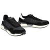 Emporio Armani EA7 Leather Lace-Up Round Toe Thick Sole Logo Detail Low-Top Lifestyle Sneakers Unisex sneakers Black 7X000380AF19175MC001