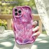 Phone Case: 2D Flat, Suitable for iPhone 18 17 16 15 14 13 12 Pro Protective Case, Phone Decoration, Crystal Pink Rose, Perfect Christmas and Hallowee