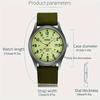 Fashion Men Luminous Quartz  Wristwatch Nylon Strap Watches Masculino Relogio Fashion Male Calendar Clock Out-door Reloj Hombre
