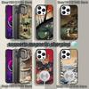 Japan Style Ukiyo-e Art Phone Case For iPhone 17,16,15,14,13,12,11,Pro,Max,Plus,Mini,SE4,E Magnetic Magsafe Wireless Charging