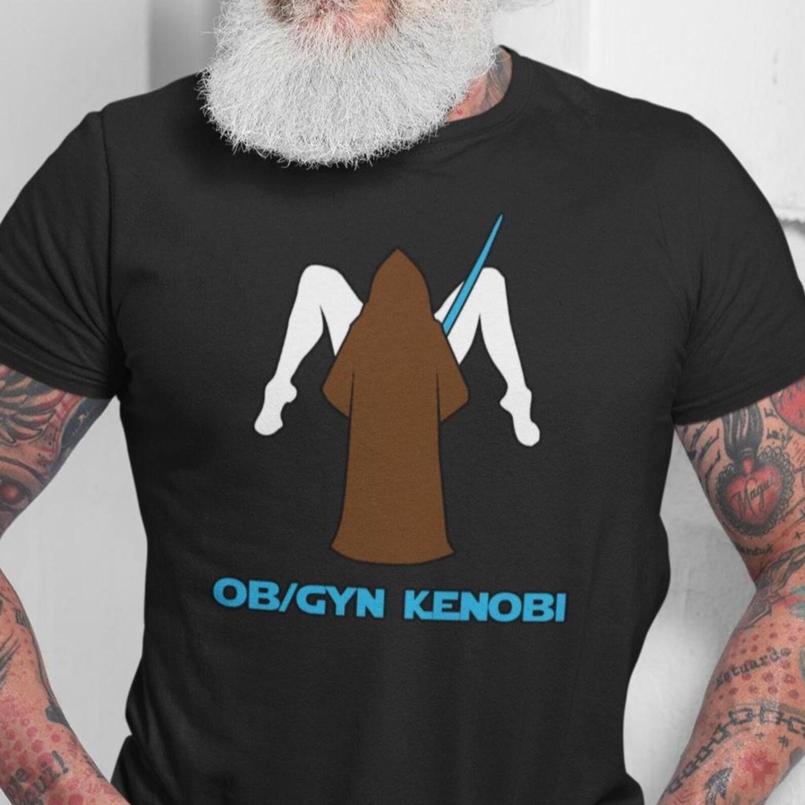 Funny Star Wars Shirt, Star Wars Gift, Darth Vader tee, Obi Wan Kenobi, Funny Gift, Inappropriate Gag Gift, Y2K Graphic Meme, Sarcastic tee S