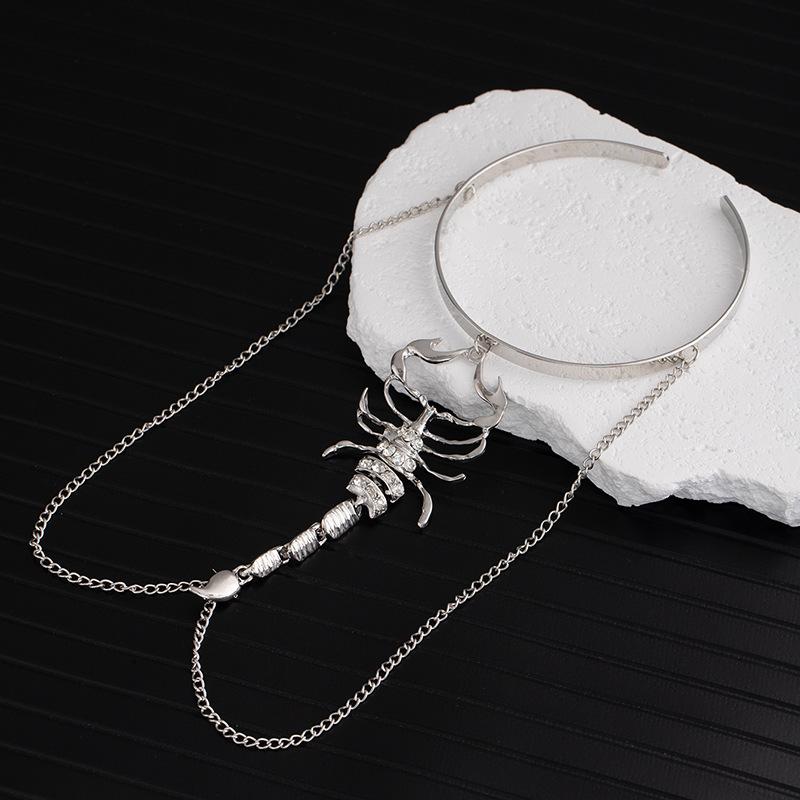 Exaggerated Scorpion Three-dimensional Interlocking Bracelet, Snake-shaped Arm Ring, Leg Chain, Body Chain