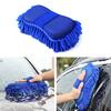 Car Cleaning Glove Microfiber Chenille Soft Coral Sponge Super Absorbent Scratch-Free Multi-Purpose Wash Care Tool for Cars Trucks Boats RVs