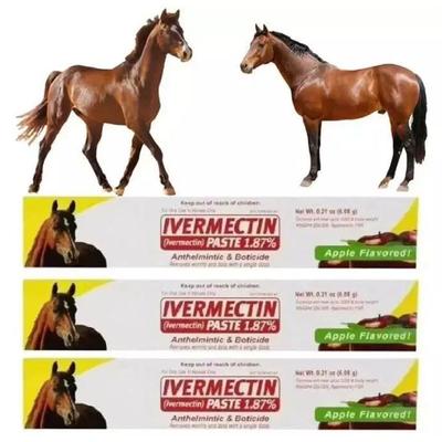 1/3/6pcs Paste Horse Dewormer, Apple Flavor, Safe & Effective Wormer GZW