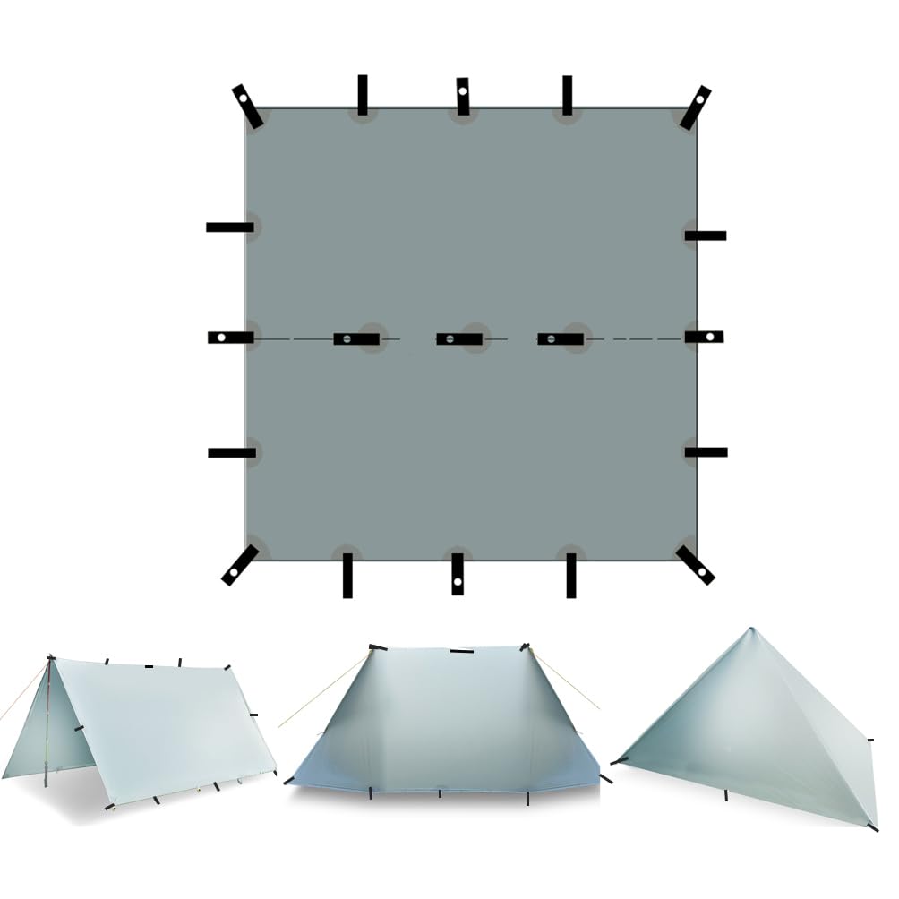 

aricxi 15D нейлоновый сверхлегкий брезент с силиконовым покрытием для кемпинга на открытом воздухе