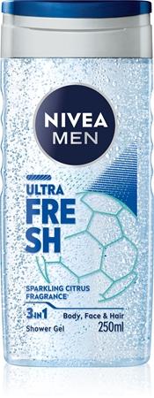 

Nivea Men Ultra Fresh 3 in 1 Refreshing Shower Gel TU прозрачный