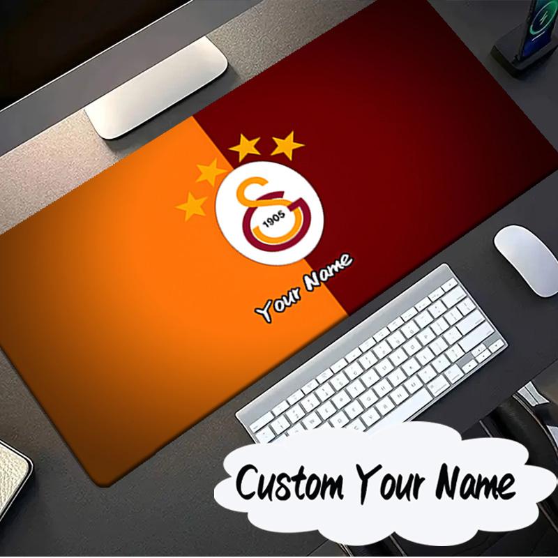 Custom Name Mouse Pad Gala-tasaray Legacy Mouse Pad, Gaming Mouse Pad, Keyboard Pad, Desk Decor for Computer Notebook Fan Birthday Gift