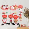 Hanging Christmas Decoraitons Home Wall Decoraitons New Year 2025 Room Decor Santa Claus Ornament for Home Navidad