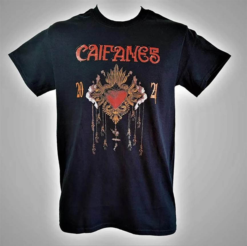 Unisex Adult Cotton T-Shirt Caifanes Mexican Rock MC1261 Unisex T-Shirt S