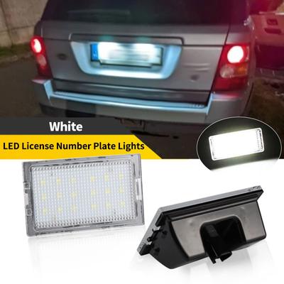 2PCS LED License Plate Light for Cars For Land Rover Discovery Series 4/LR4 3/LR3 L319 Range Rover Sport L320 OEM# XFC500040