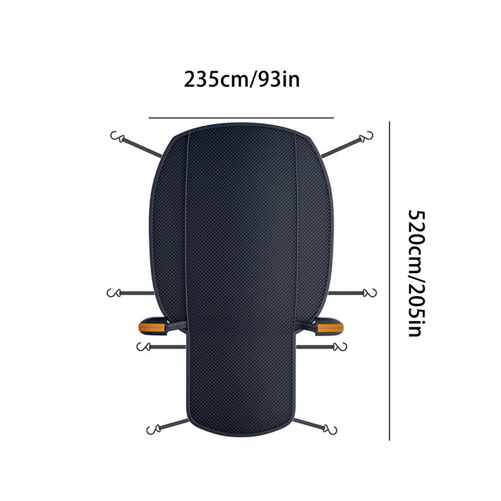 Windshield Snow Cover Windshield Snow Cover Thickened Oxford Cloth Anti-snow Anti-freezing Car Cover With Reflective Strip