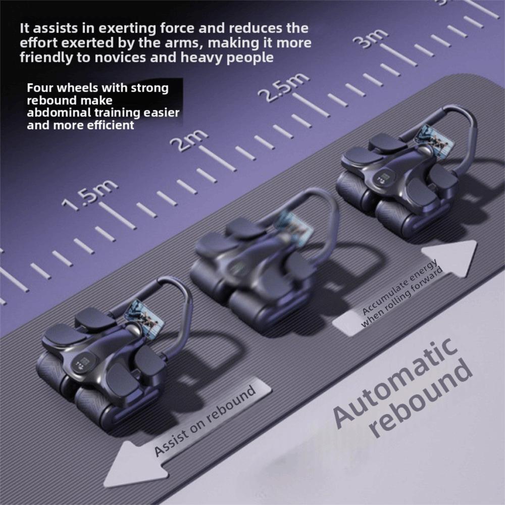 Automatic Rebound Abdominal Exercise Machine Four-Wheel Arm Abdominal Device  Home Workouts
