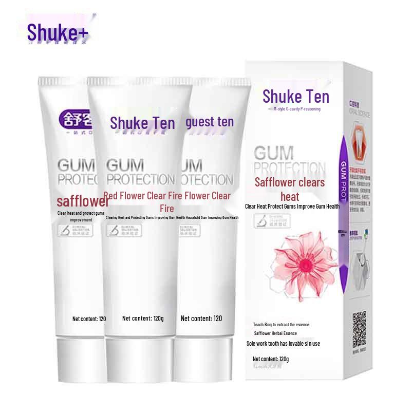 

Shuke Safflower Fire-Reducing Toothpaste 3-Pack