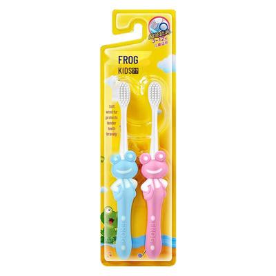 Conjunto de Escova de Dentes Infantil Macia Sapo