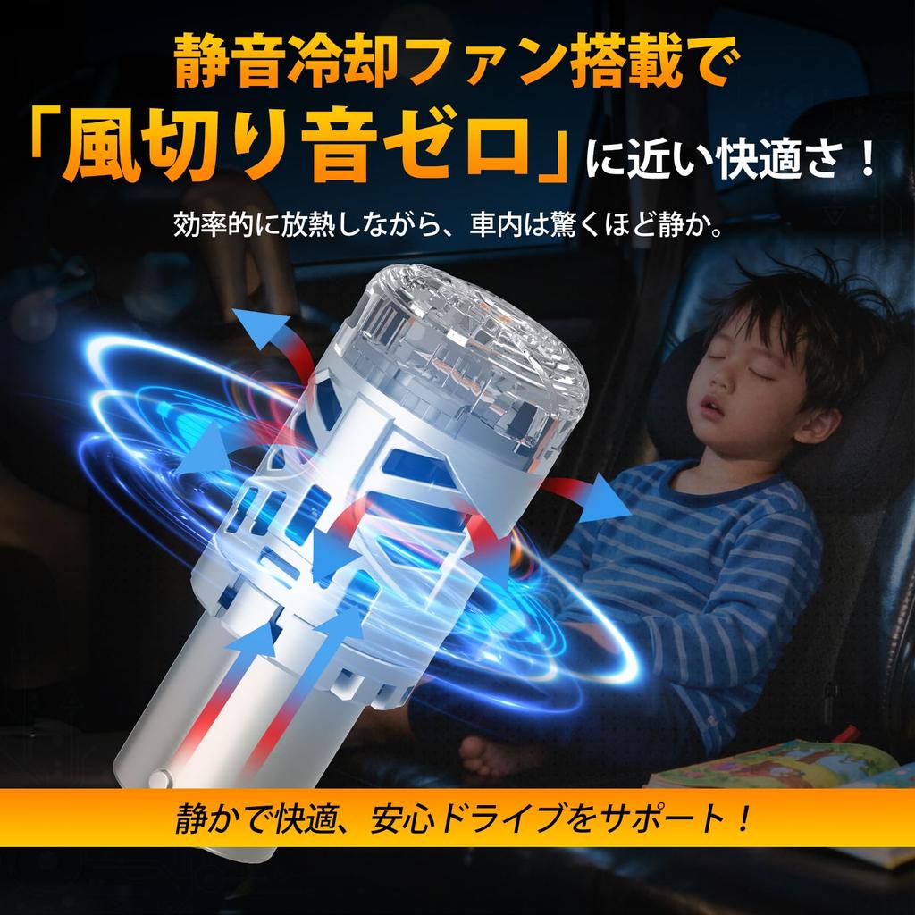 Perrace S25 High Flare Prevention Enhanced Version, 150° LED Blinker, Built-in Resistor, No After-Installation,