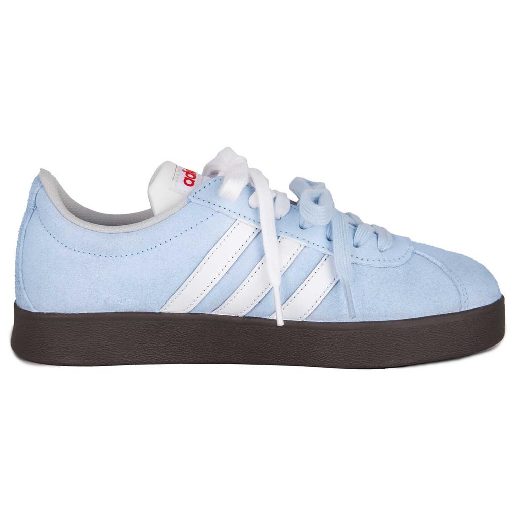 adidas VL COURT 2.0 Gatinho Curativo, Ambiente Fresco Resistente à Abrasão Resistente à Abrasão Tênis de Skate de Cano Baixo Unissex JS3003(Equipe1664-)