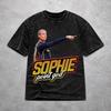 Casual Men Women Sophie Cunningham Pointing Meme Tee Shirt Oversize Washed  T Shirts Clothing