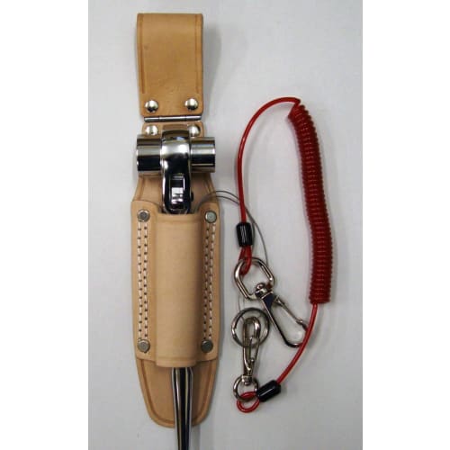 Kozuchi Tanned Leather Ratchet Holder with Hinge and Double Stitching, CE-33C