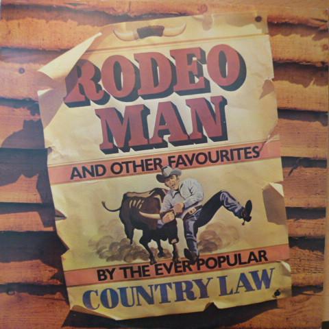 

LP Record COUNTRY LAW - Rodeo Man LP1012 Hillside 1978 UK Rock Used