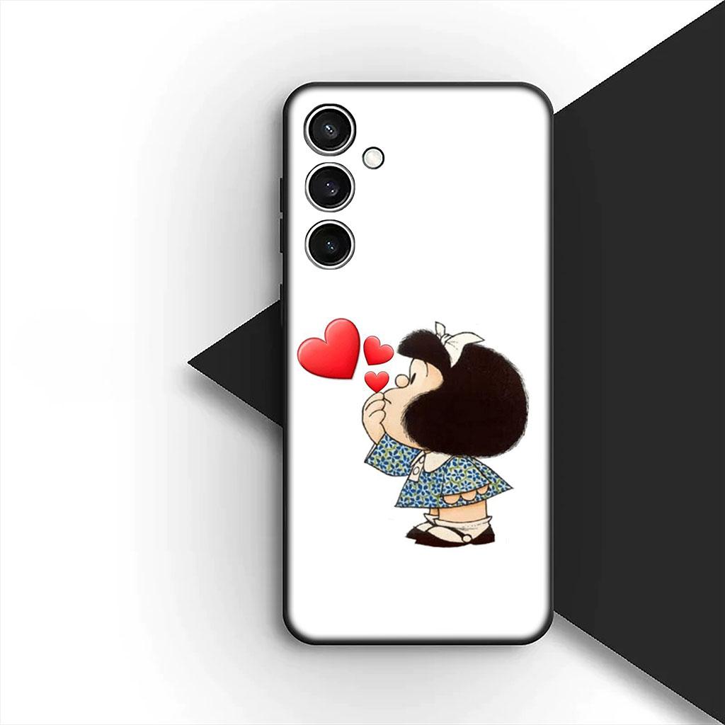 

New High-End M-Mafaldas Silicone Phone Cover for Motorola Moto G86 G57 E14 E15 G14 G34 G35 G84 G24 A54 G15 Power E22 Soft Case Motorola Moto G86