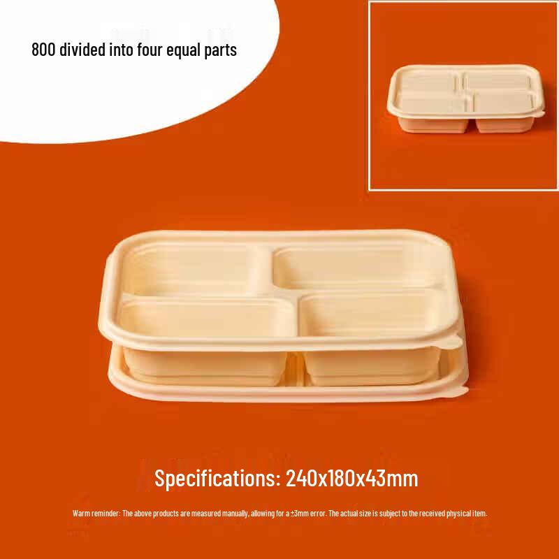 Eco-Friendly Biodegradable Corn Starch Food Containers