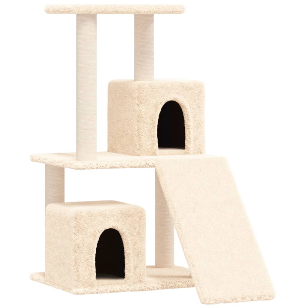 Scratching Post with Sisal Scratching Posts Cream 82 Cm