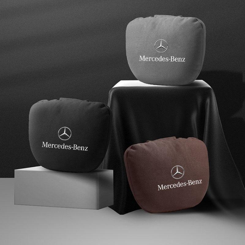 Suède Autostoel Hoofdsteun Neksteun Stoel Lendenkussen Zacht Nekkussen voor Mercedes Benz AMG W205 C300 W203 W206 W108 W124 Auto BA1