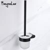 New Toilet Brush Holders Stainless Steel Matt Black Toilet Bowl Brush Clean Ceramic Bathroom WC Accessories