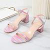Plus Size 36-42 Shoes for Women Summer Fashion High Heel Comfortable Platform Sandals Casual Non-slip Sandalias De Mujer