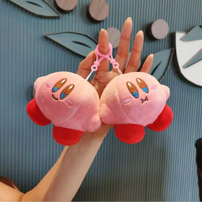 Adorable Kirby Smile Plush Keychain Cute Cartoon Animal Toy With Soft Pp Cotton