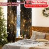 2D Flat Printing  2pcs  Celebration(2) Pattern Modern Curtains Fabric Curtains Festive Perfect for Translucent Curtains