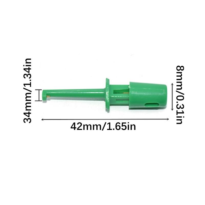 Precise Small Hook Clip Suitable for Circuit Board Pin Clamping with Stable Conductivity Elastic Design Prevents Damage