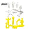 DIY Chameleon Figurine Set 8Pcs Paintable Ornaments, 3D Printed Figures with Multiple Poses for Custom Colorable Animal Desktop Decoration,