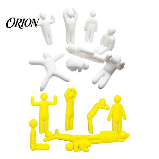 DIY Chameleon Figurine Set 8Pcs Paintable Ornaments, 3D Printed Figures with Multiple Poses for Custom Colorable Animal Desktop Decoration,