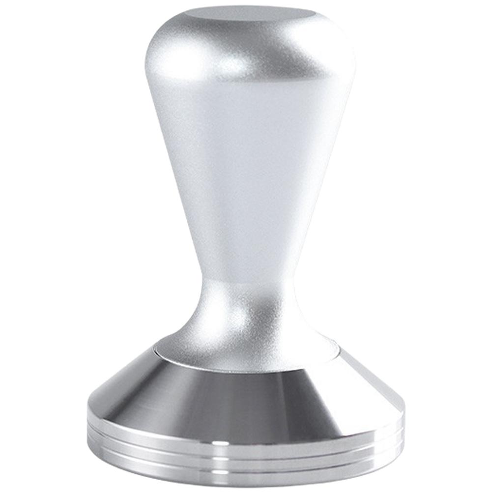 Professional coffee tamper with resistant 304 stainless steel base and non slip frosted alloy handle 51mm 53mm 58mm