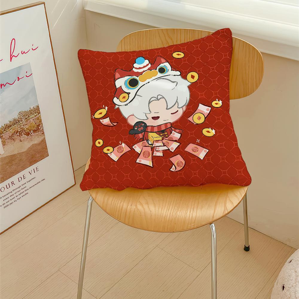 Game Love and Deepspace new year cushion cover Pillow Cover Decoration Room Home Sofa living Office Car Nordic Simplicity