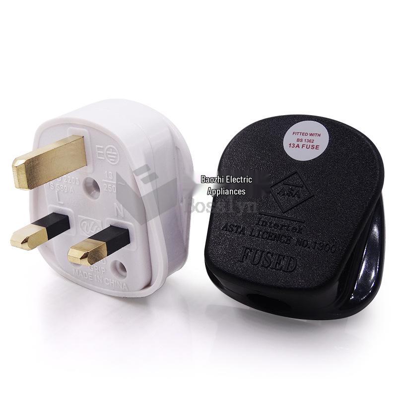 9518 UK Standard Hong Kong Lamp Plug with 13A Fuse