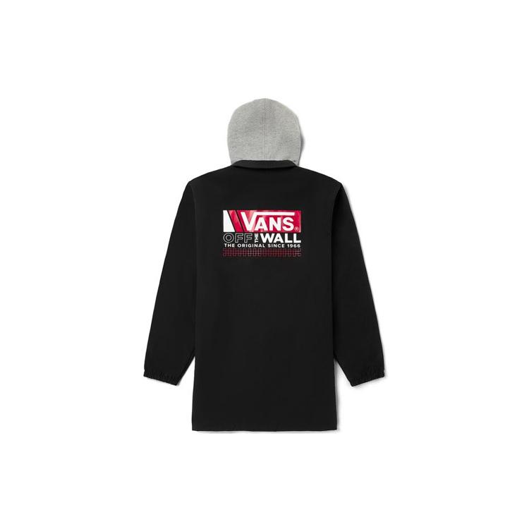 Vans Jackets Men's Black Hooded Moderate VN0A4USBBLK