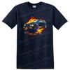 Buick Grand National Old Car T Shirt Classic Muscle Flame Art Tee