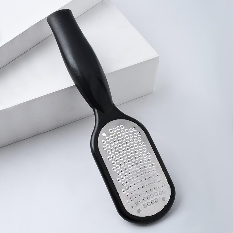 

Пемза для ног из нержавеющей стали для удаления ороговевшей кожи и мозолей - Инструмент для педикюра и шлифовальная пилка для ухода за ногами чёрный