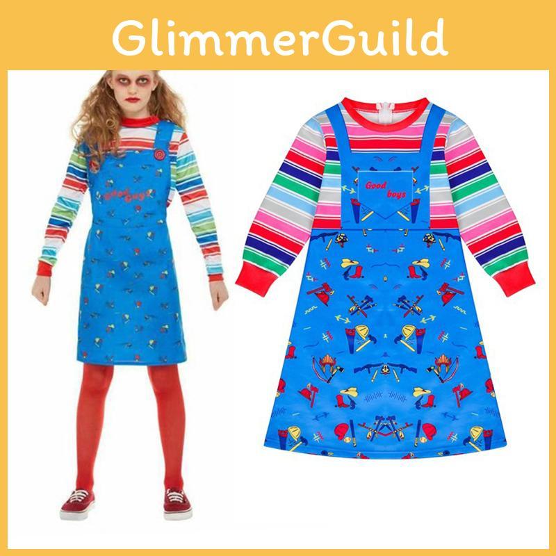 Entzückendes Child's Play Lizenzkostüm Chucky für Halloween Kinderkostüm