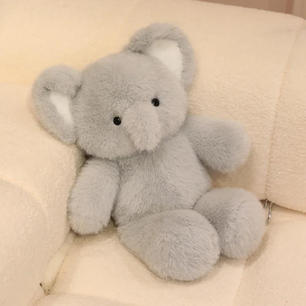 4 Styles Running Animal Plush Toys Stuffed Cartoon Bear Rabbit Elephant Doll Funny Hugging Animal Doll Cuddly Children Gift