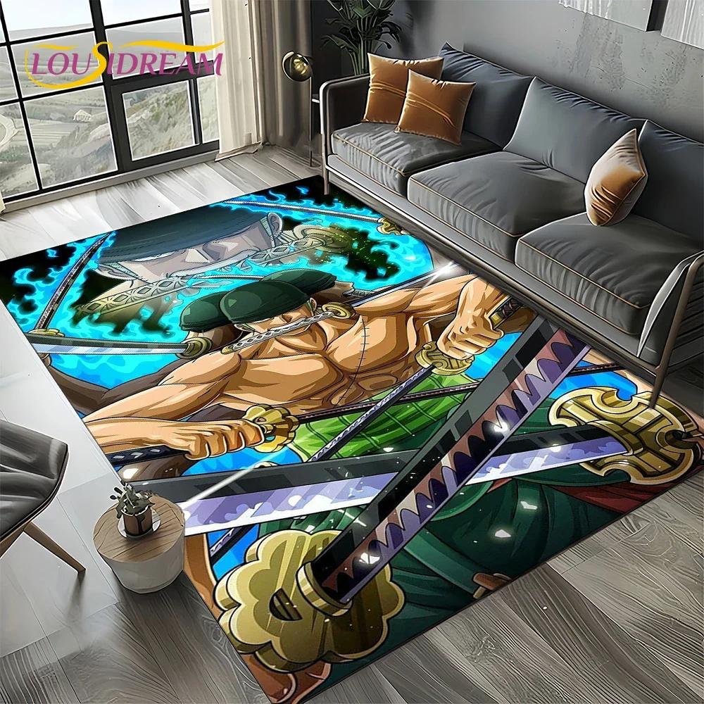 3D One PIECE-E Japan Anime Cartoon Carpet Rug for Living Room Bedroom Home Sofa Decoration,Kids Play Area Rug Non-slip Floor Mat
